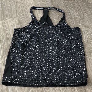 Lululemon Mesh Back Drawstring Bottom Racerback 8